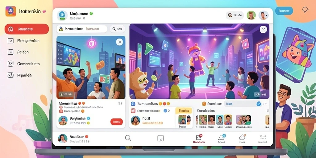 Fitur komunitas yang aktif dan menyenangkan.
